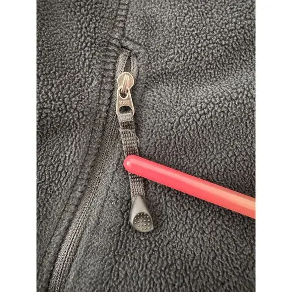 Eddie Bauer Men's Black/Gray Fleece Full-Zip Jacket Size XS - Picture 3 of 13